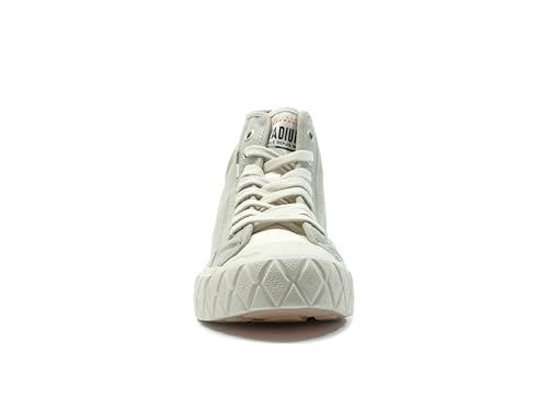 Image of Palladium Unisex Palla Ace Mid Organic Canvas Lace Up Sneaker