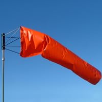 Airport Windsock Corporation 18" X 48" Orange Replacement Windsock 100% USA Made