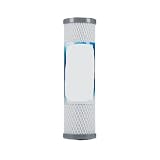 Depuratore d'acqua for uso domestico posteriore CTO guscio di noce cocco elemento filtrante a carbone attivo compresso lavello da cucina universale 10 pollici(1Pc)