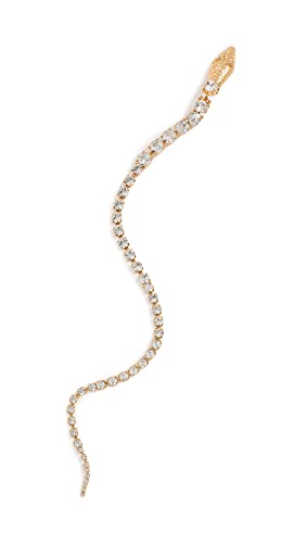 LELET NY Women's Serpent Spine Clip, Gold/Crystal, One Size