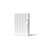 Rointe Sygma Radiador Eléctrico Digital Programable 600W Bajo Consumo 4 elementos color Blanco