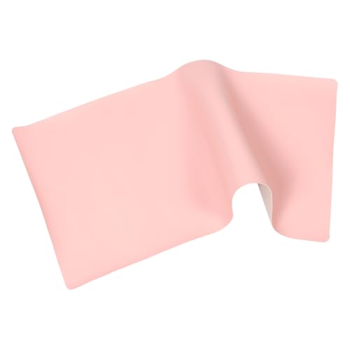 CORHAD Tapete Protector Cómodo y Agradable de Maquillaje Efecto Antipolvo de PU Rosa y Uso Versátil para Tocadores y Estaciones de Trabajo