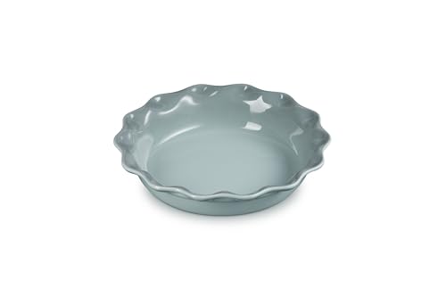 Le Creuset Stoneware Pie Dish, 9', Sea Salt