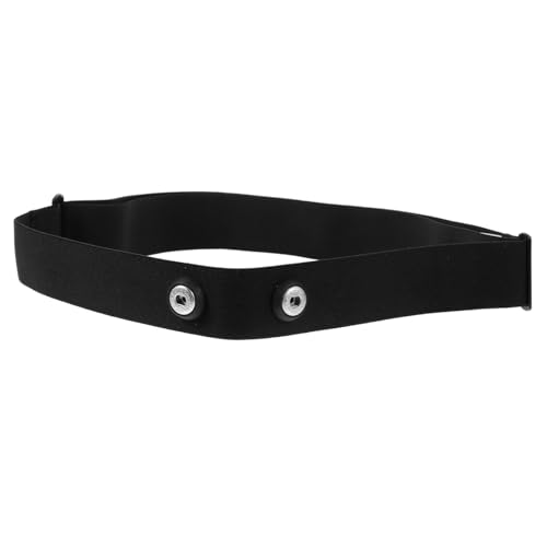 Mikinona Correa Pectoral Para Monitor Frecuencia Cardíaca Negro Banda Elástica Ajustable Cómodo Deporte Fitness Ciclismo Correr Seguimiento Ritmo Cardíaco