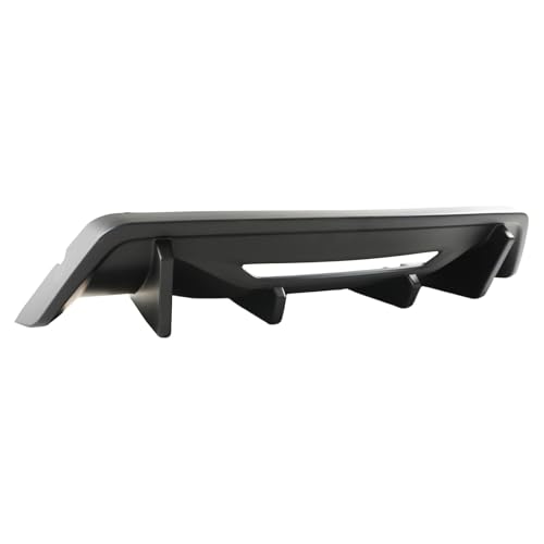 Diffuseur pare-chocs arrière Mustang S650 style requin finition noir mat