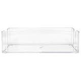 Angoily Dispensador de Servilletas Rectangular Acrílico Transparente, Servilletero para Cocina y Mesa, Caja Porta Pañuelos Resistente al Desgaste, Adecuado para Hogar, Oficina