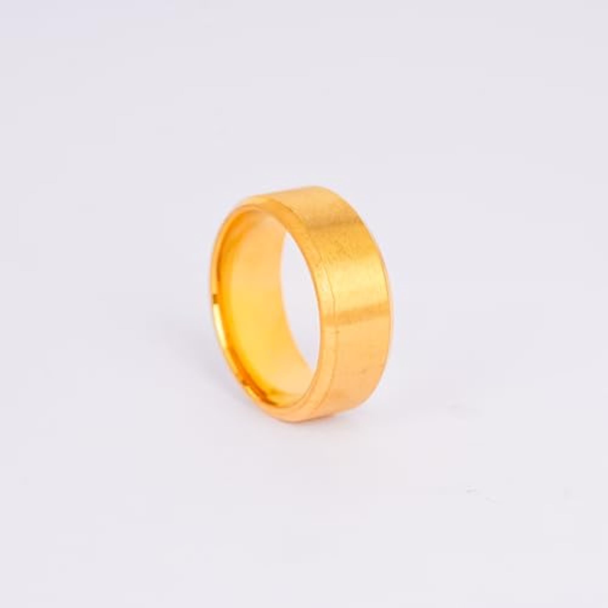 Women's Gold Plated Neo Classic Elegant Design Band Ring