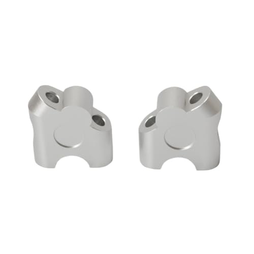 Support de guidon de moto universel 22 mm pince noire alu