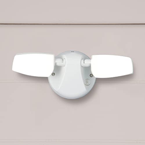 HALO White Outdoor Integrated LED Dusk to Dawn Flood Light with Selectable Color Temperature and Integral Photocell Sensor - image 4