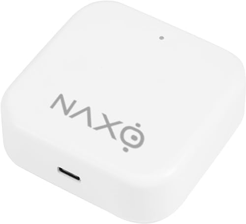 TTLock Bridge Gateway Wifi G2 Smart Lock Bluetooth Naxo Remote Control Smart Gateway App TT Lock Works with Alexa and for Google Home Voice Control, Electronic Bluetooth Door Locks