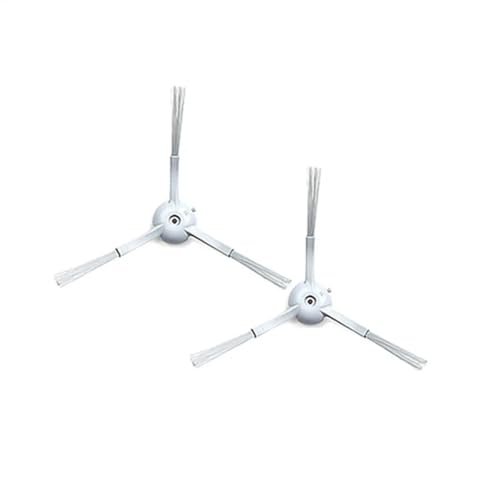 Compatible for Roidmi EVE Plus Robot Vacuum Cleaner Accessory of HEPA Filter Detachable Main Brush Mop Cloth Side Brush Dust Bag Cleaner Parts Optional(Side Brush 2 PC)