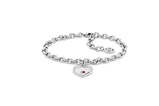 Tommy Hilfiger Jewelry Pulsera para Mujer en Acero Inoxidable con un Charm con Forma de Corazón - 2780553 | Ya disponible en tu tienda friki favorita! En mundofriki.es! Tommy Hilfiger Jewelry Pulsera para Mujer en Acero Inoxidable con un Charm con Forma de Corazón - 2780553 | Ya disponible en tu tienda friki favorita! En mundofriki.es!