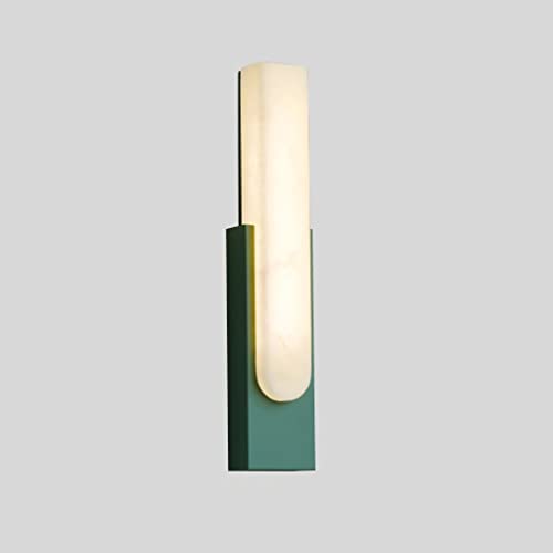 Lampe murale nordique verte avec diffuseur de lumière harmonieuse pour grand salon