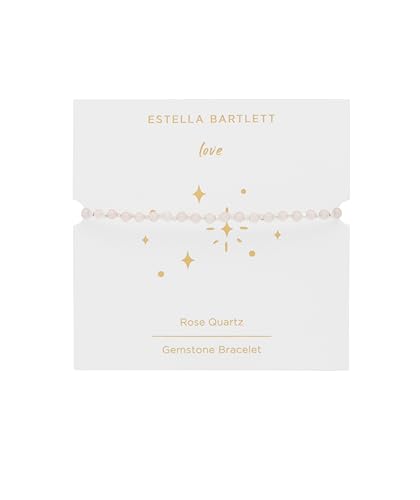 Image of Estella Bartlett Wellness Bracelet - Silver Plated (Rose Quartz)