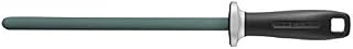 ZWILLING Ceramic Sharpening Steel, Length: 23 cm, Black Plastic Handle with Suspension Eyelet