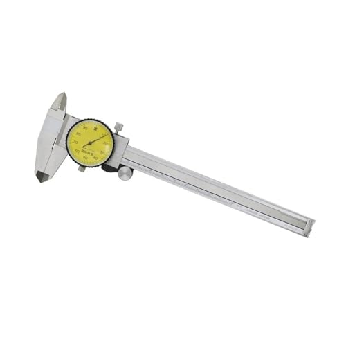 Calibrador de reloj mecánico 150mm precisión 0.01mm miniatura 1
