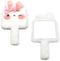 Makeup Mirror Plush Hand Mirror, Square image 4