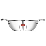 acer aspire Capa 2 – Capa media – Hecho de aluminio de calibre grueso a lo largo de todo el utensilio de cocina, incluyendo la parte inferior y el cuerpo. Esto ayuda en una distribución uniforme del calor, un 20% menos de tiempo de cocción, una quema mínima de alimentos.