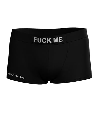 Calzoncillos sexy de cintura bordada con ajuste elástico unisex en color negro
