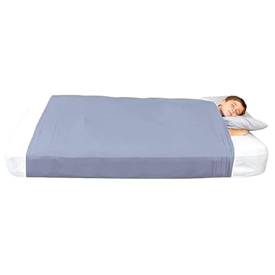 Body Sensory Bed Sheets for Kids & Adults with Sleep Struggles Soft Cozy Compression Snug Fit Sleep Sack Weighted Blankets to Help Children Calm Down(Gray,Twin 98x147cm/39x58in)