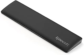 Redragon P035 Meteor S Computer Keyboard Wrist Rest Pad, Ergonomic Soft Memory Foam Wrist Rest w/Anti-Slip Rubber Base, 60% 61 Keys Compact Size 11.38 x 2.87 in, 0.78 inch (20mm) Height, Black