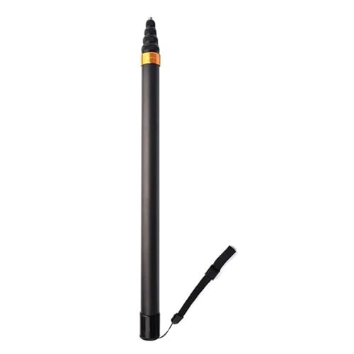 Perche à selfie extensible télescopique carbone ajustable de 45 à 290 cm