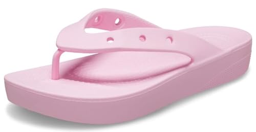 Crocs Damen Classic Platform W 207714 Flip-Flops, Pink, 39/40 EU