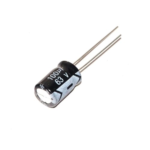 Condensateur 63v 220uf en aluminium à haute tolérance thermique pour filtrage de courant