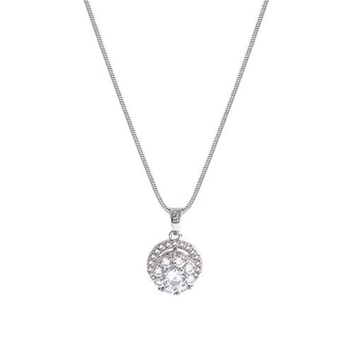 Collier en zircon parfait comme cadeau d'anniversaire pour femme élégante