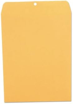 Universal Kraft Clasp Envelope, Center Seam, 28lb, 10 X 13, Brown Kraft, 100/Box
