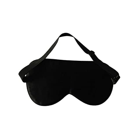 Sleeping Eye Mask Silk Eye Mask Pure Mulberry Silk Blindfold with Elastic Strap for Night Travel Nap Meditation Cover