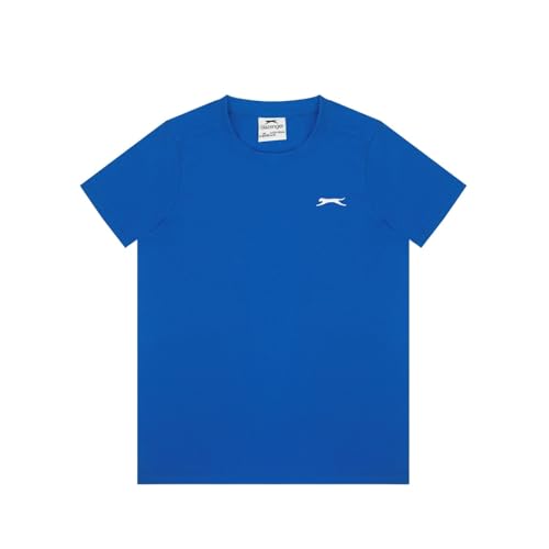 Image of Slazenger Kids Plain T-Shirt Junior Boys Royal Blue 7-8 Years