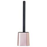 Vigar - Juego de Limpieza para Inodoro - Goma Higiénica con Soporte - 11,4 x 8,8 x 41,6 cm - Colección Eco - Diseño Minimalista Duradero - En Oro Rosa