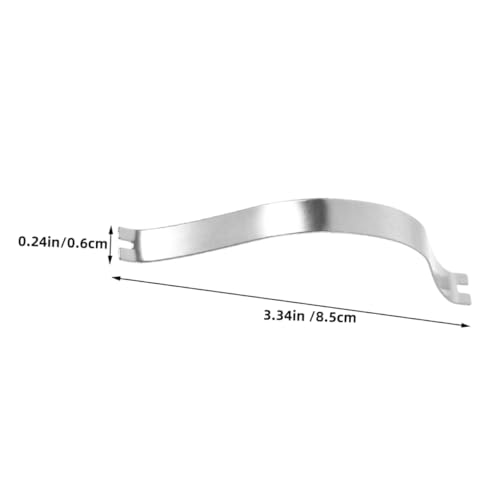 Image of Unomor 500pcs Aluminum Alloy Spring Clips for Picture Frames Backing Clips for Photos and Artwork Reliable and Easy to Install Picture Hanging Hardware