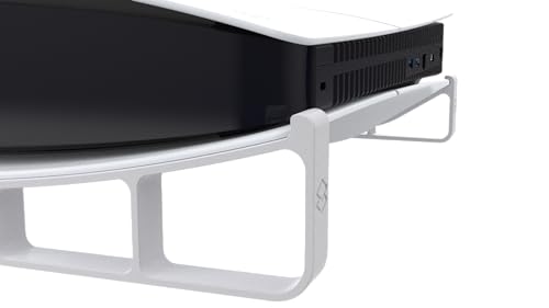 Suporte Horizontal Compatível Com Playstation 5 Slim Mídia (Branco)