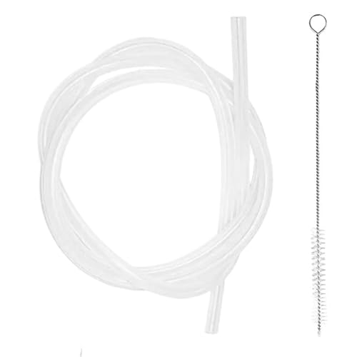 Tubo De Leche De Silicona De 2m Con Cepillo Limpio, Compatible Con Nivona, Compatible Con Krups, Accesorio For Máquina De Café Automática