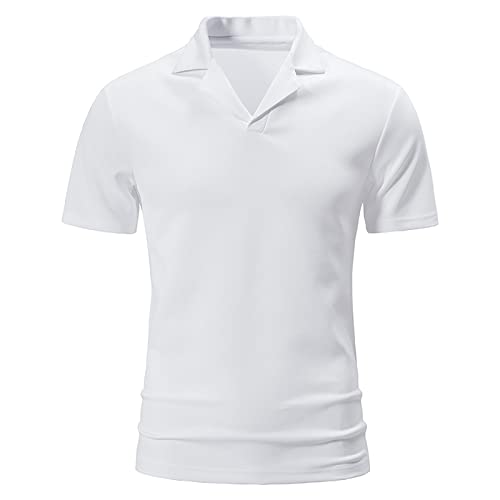 Polo manches courtes coupe musclée en textile respirant et léger pour l'été