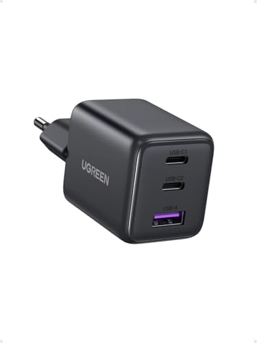 UGREEN Zapix 30W Chargeur USB C Rapide iPhone 3 Ports GaN Prise S...