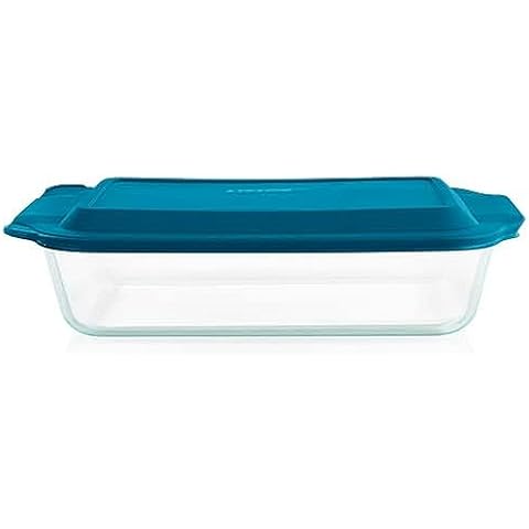 Pyrex Deep 9x13-Inch Glass Baking Dish with Lid Cover