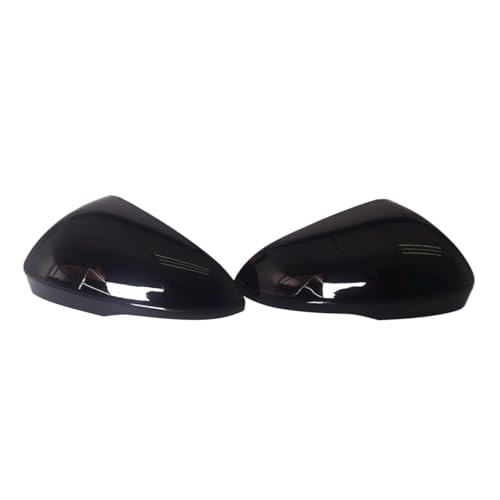 O~[ For Ford For Focus For MK4 IV 2019-2022 Gloss Black Side Wing Rear View Rearview Mirror Cover Caps Replacement Shell(ubN)