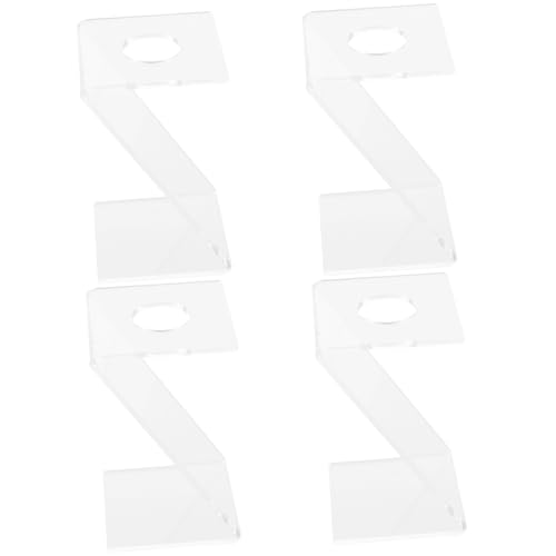 BESPORTBLE Baseball Holder Stand 4pcs Desktop Baseball Bases Creative and Practical Display Rack for and Softball