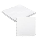 50 Stück Stoffquadrate zum Quilten, 12,7x12,7cm Vorgeschnittene Quiltquadrate im Charm Pack zum Nähen Patchworken und für DIY-Bastelprojekte (Weiß)