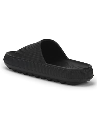 Image of Aqualite NEO-354 Women's Slides Slippers | Slip-On Comfort Flat Base Flipflop Anti-Skid, Lightweight & Easy to Wear | Casual Home & Outdoor Sandals for Women