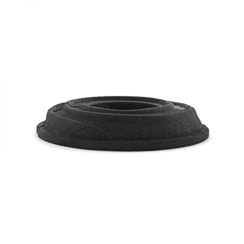 Bride de radiateur noire rosace décorative aluminium 2,5 cm IPS clipsable