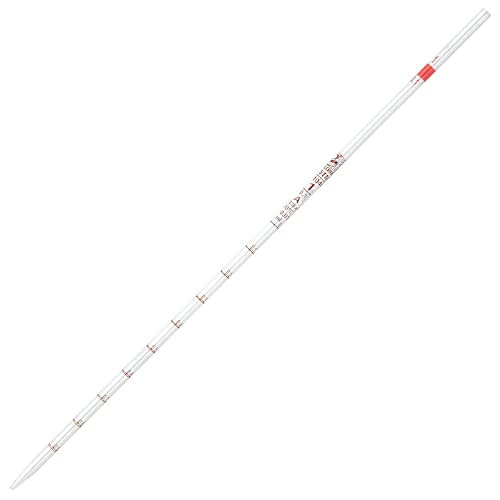 Pipette sérologique réutilisable 1 ml graduation 0,1 classe A en verre globe boîte de 6