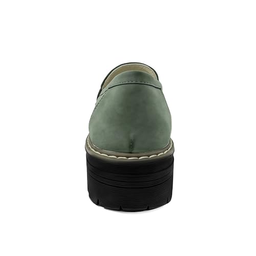 Image of Bandkos Platform Penny Loafer for Women Comfortable Slip on Work Shoes Womens Dressy Casual Walking Loafer