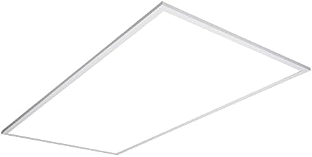 2 ft. x 4 ft. White Integrated LED Flat Panel Troffer Light Fixture at 4700 Lumens, 4000K Cool White