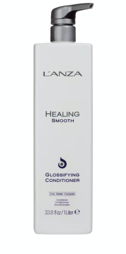 L'ANZA Healing Smooth Glossifying Conditioner, Nourishes, Repairs, and Boosts Hair Shine and Strength for a Perfect Silky-Smooth, Frizz-free Look (33.8 Fl Oz)