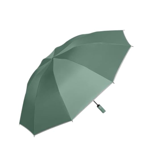 Parapluie de voyage automatique avec bande réfléchissante et parasol rétractable