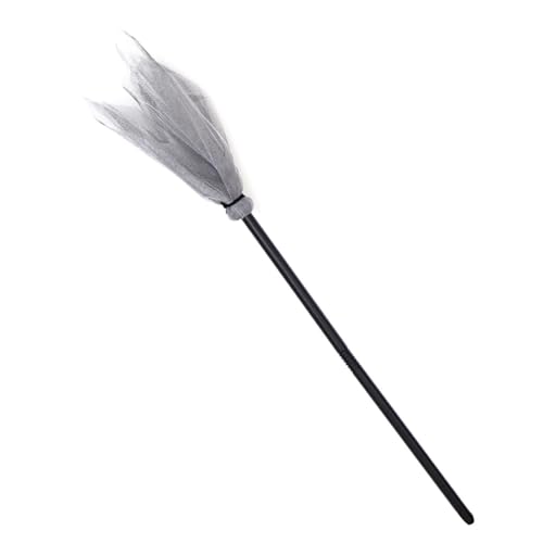 Halloween Witch Broom Zcargel Children Halloween Witch Broom Plastic Witch Broom Prop Halloween Detachable Witch Broom Party Decorations Flying Witch Broom Cosplay Wizard Broom Toy
